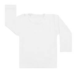 Basic White Longsleeve - Afbeelding 1