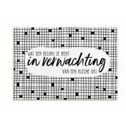 Kaart Wat een geluk, je bent in verwachting - Afbeelding 1