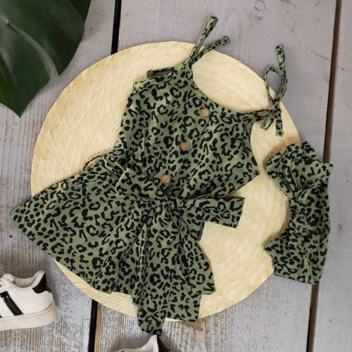 jumpsuit leopard green