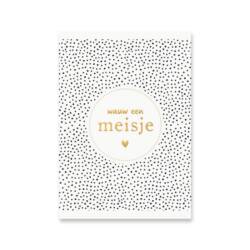 kaart baby meisje Kaart Meisje! - Afbeelding 1