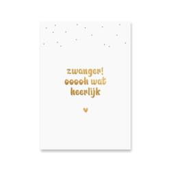 Kaart Zwanger! Heerlijk! - Afbeelding 1