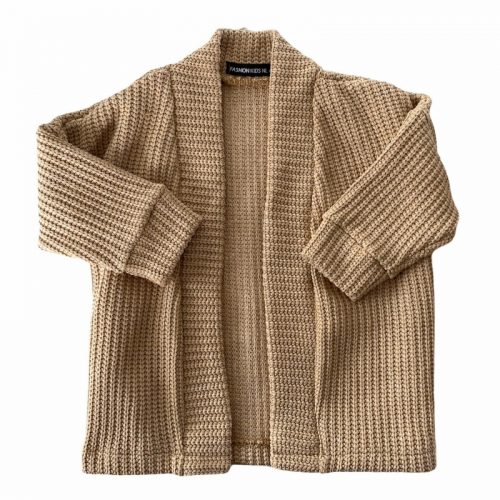 knit vest taupe