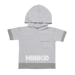 Minikid Shirt Grey Hoodie