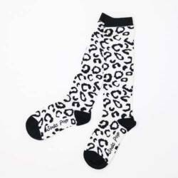 Cribstar Kniesokjes Leopard Mono - Afbeelding 1
