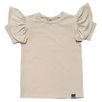 BM Ruffle T-Shirt Sand
