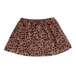 VanPauline Skirt Old Coral Leopard