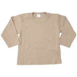 Basic Zand Longsleeve - Afbeelding 1