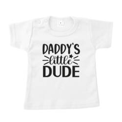 little dude 1 Shirt Daddy's little Dude - Afbeelding 1