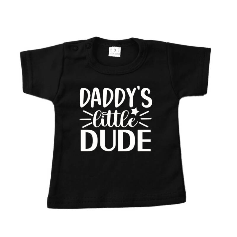 shirt zwart daddys little dude shirt zwart daddys little dude