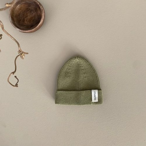 guapoo knit beanie olive