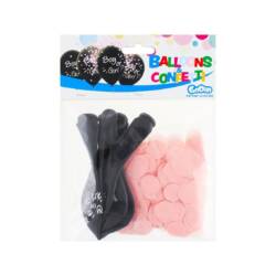 ballon roze gender reveal Gender Reveal Confetti ballon roze - Afbeelding 2