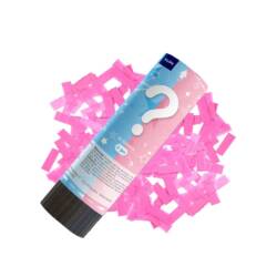 gender reveal mini confetti kanon roze Gender Reveal Confettikanon mini Roze - Afbeelding 1