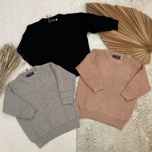 sweaterdress knit 3 kleuren