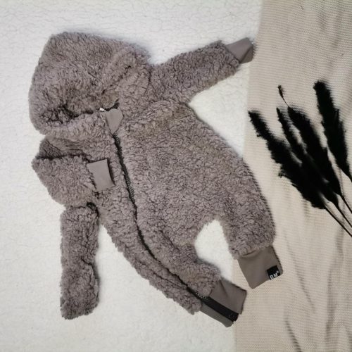 onesie teddy taupe believe mode