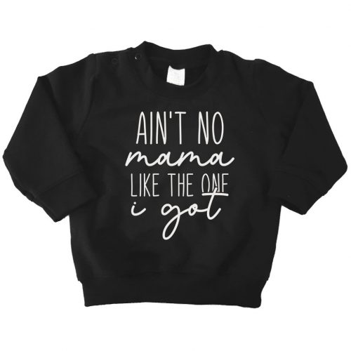 black sweater no mama