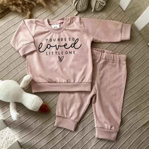 pajama loved little one pink