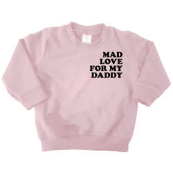 mad love daddy roze Sweater Mad love for my daddy - Afbeelding 1