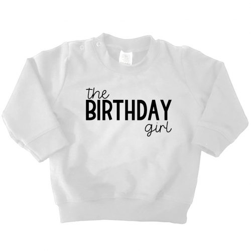 sweater birthday girl wit