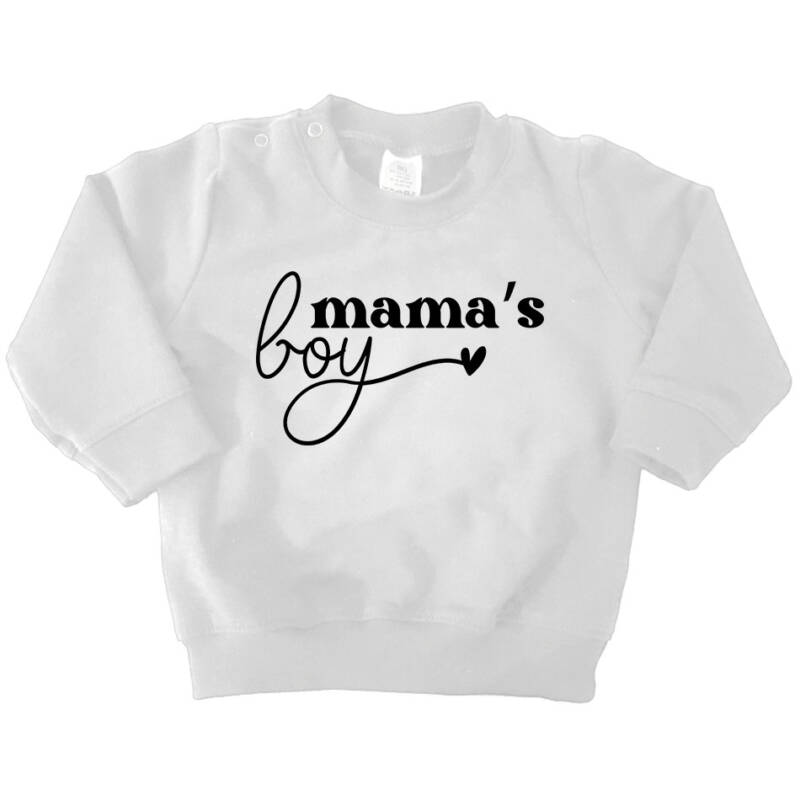 sweater mamas boy hart wit