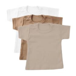 Basics shirts neutraal kind Basic Deal Shortsleeves Neutrals - Afbeelding 1