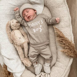 set pyjama daddy boy Baby pyjama Daddy’s Boy – 100% katoen – meerdere kleuren – maat 56 t/m 110 - Afbeelding 1