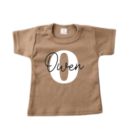 Little Adventure shirt naam letter - Afbeelding 1