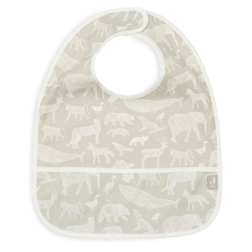 olive green animals slabbers jollein