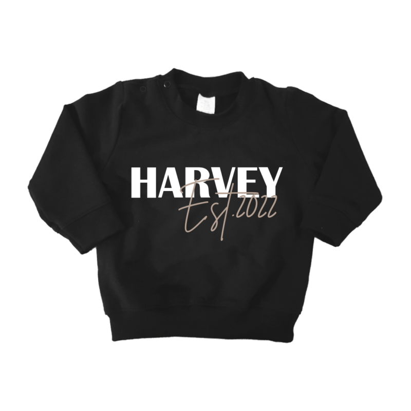 sweater zwart jaar sweater zwart jaar