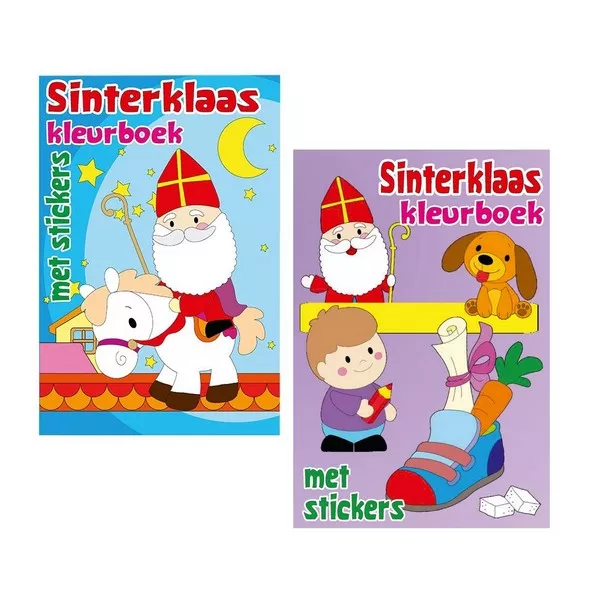 Sinterklaas boek stickers