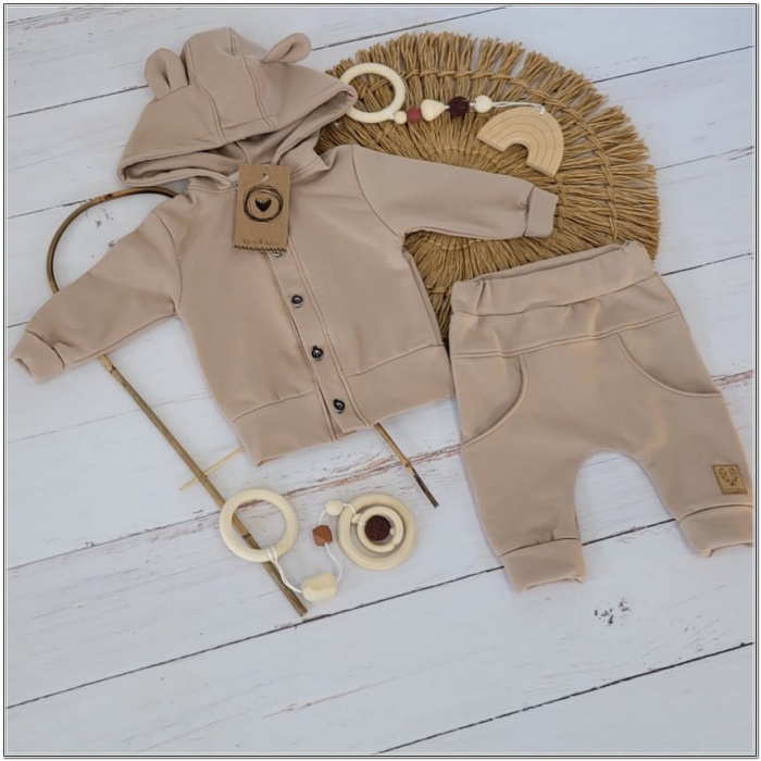 jogging set baby bruin mokka