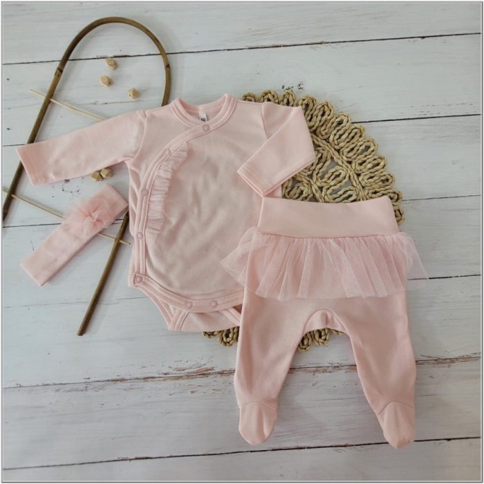 roze newborn set zyzio zuzia