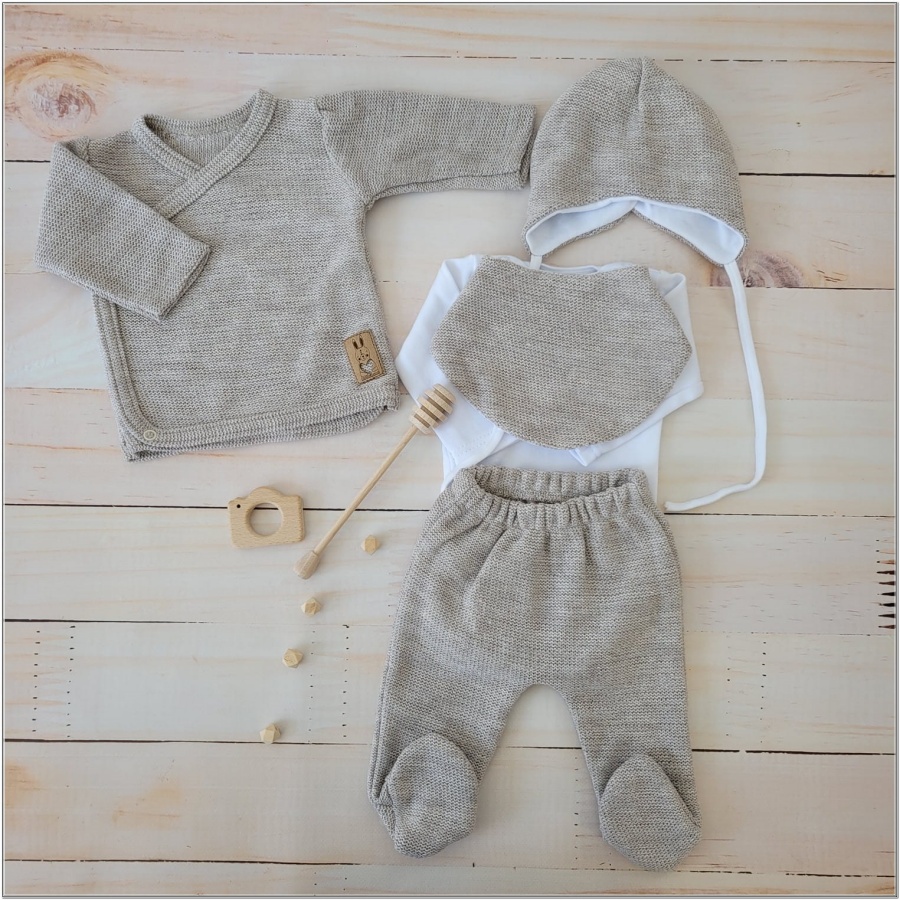 set gebreid newborn