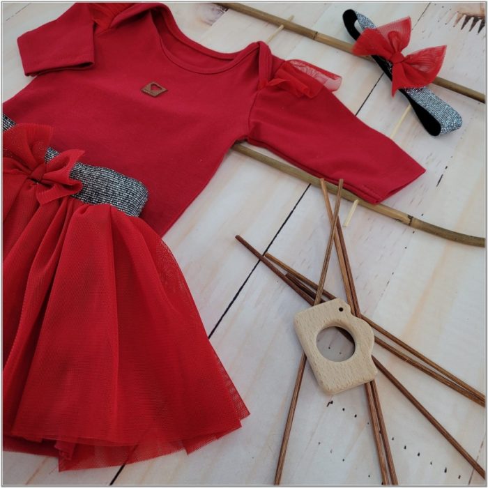 zyzio zuzia kerst set rood
