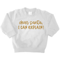 dear santa i can explain sweater wit goud dear santa i can explain sweater wit goud