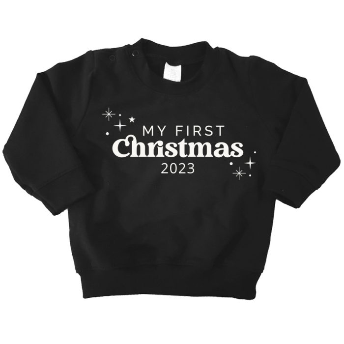 sweater zwart christmas 2023 mi toetie