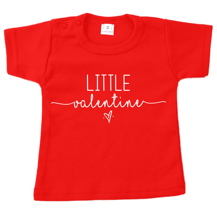 shirt little valentine rood