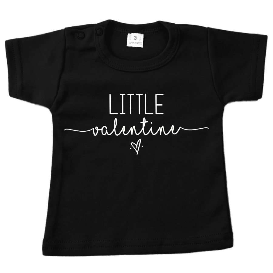 shirt little valentine zwart