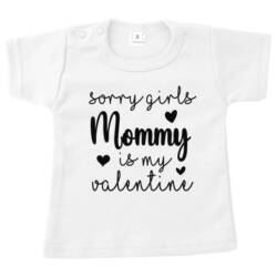 shirt sorry girls valentijn wit
