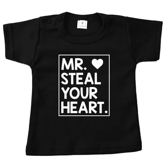 shirt valentijn mr steal your heart zwart