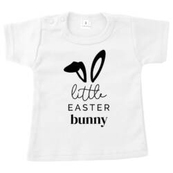 baby shirt pasen little easter bunny wit