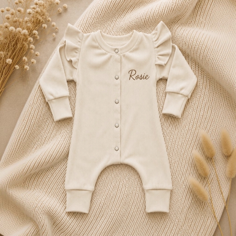 boxpakje met naam beige baby jongen baby meisje boxpakje met naam beige baby jongen baby meisje