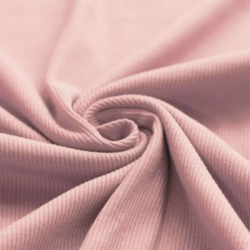 rib stof roze