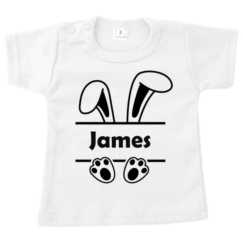 shirt pasen met naam wit shirt pasen met naam wit