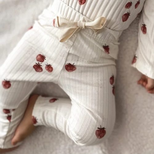strawberry leggings bliss baby