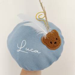 pieten muts blauw teddybeer