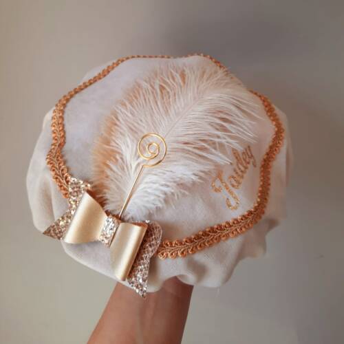 pietenmuts luxe beige met naam pietenmuts luxe beige met naam
