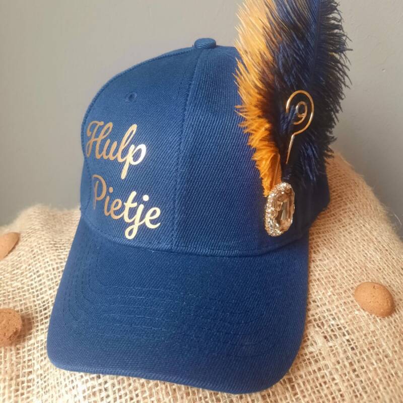 cap donkerblauw sinterklaas met naam cap donkerblauw sinterklaas met naam