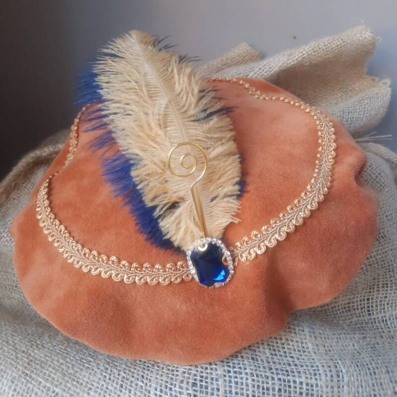 pieten muts camel blauw pieten muts camel blauw