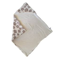 omslagdoek teddy bloemen beige omslagdoek teddy bloemen beige