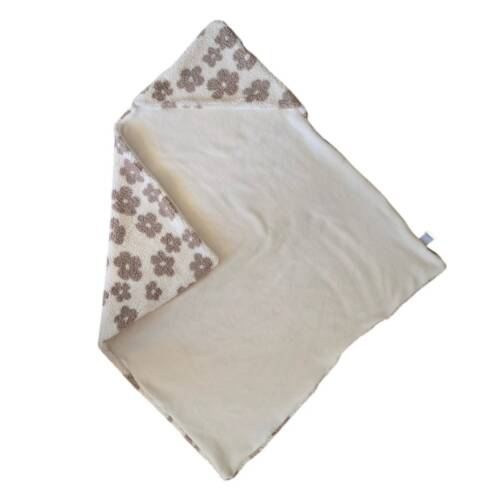omslagdoek teddy bloemen beige omslagdoek teddy bloemen beige
